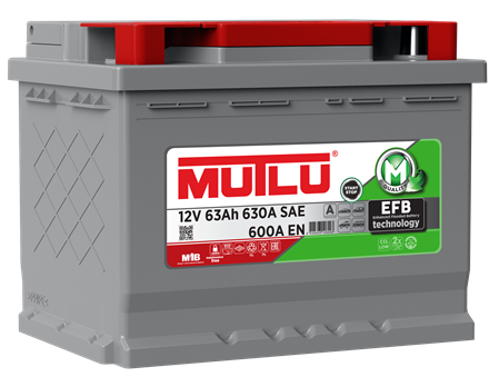 12 VOLT 63 AMPER EFB MUTLU AKÜ (START-STOP)